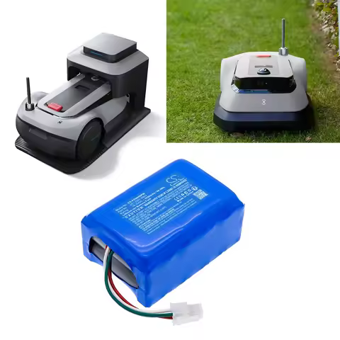 Cameron Sino 18.5V 5200mAh/6400mAh Replacement Lawn Mowers Battery for Ecovacs GOAT O 500, O 800, O 