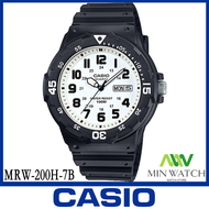 นาฬิกา รุ่น MRW-200H Casio นาฬิกาข้อมือ ผู้ชาย สายเรซิน รุ่น MRW-200H ของแท้100% ประกันศูนย์CASIO1 ป