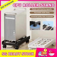 🔥[SG Seller]🔥 CPU Stand-Adjustable Cpu Roller Stand With Wheels For Computer Pc Case-Pc Stand Coolin