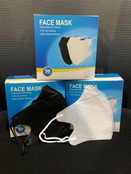 Masker Duckbill Garis Facemask 1 Box Isi 50 Pcs ID88