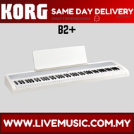*2025 NEW MODEL* Korg B2+ 88-Key Digital Piano With Note Stand & Adapter - Black/White ( B2PLUS B-2 