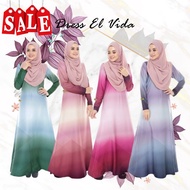 DRESS JUBAH ELVIDA NURSING & WUDHUK FRIENDLY / DRESS JUBAH MUSLIMAH / JUBAH MODEN FASHION WITH POCKE