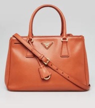 Prada Papaya Tote Bag 橙色袋 可放A4
