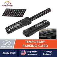 PERODUA Temporary Parking Phone Number Car Accessories Bodykit 2025 AXIA MYVI BEZZA ARUZ ALZA VIVA F