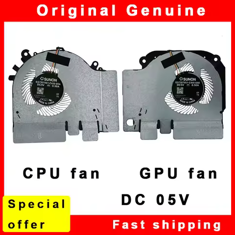 New Laptop CPU GPU Fan Cooler Radiator For XIAOMI 15.6 Game Book GTX1050ti EG75070S1-C430-S9A EG7507