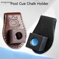 [Asegreen] Pool Cue Chalk Holder, Magnetic Billiard Snooker Pool Cue Chalk Holder With Belt Clip Portable Fix Cue Chalk Bag Billiards Acces