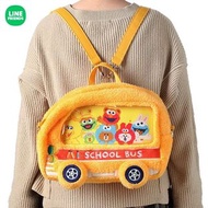 芝麻街 公仔 背包 痛包 雙肩包 收納袋 雜物袋 實用袋 elmo cookie monster sesame street 生日禮物 送禮 line friends brown sally choc