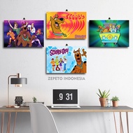 HIASAN DINDING KAYU Room DISPLAY SCOOBY DOO MOVIE 20X30 IW7ZR/FGHJS/ CARTOON SCOOBY DOO DAPHNE FRED 