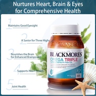 Blackmores Omega Triple Fish Oil Concentrate 150 เม็ด 3x สูตรเข้มข้น Triple Concentrated 【EXP:2027]