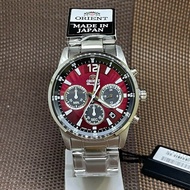 Orient RA-KV0004R00C Red Dial Chronograph Quartz Japan Men's Watch RA-KV0004R