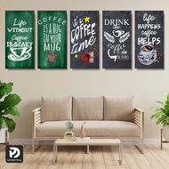 Coffee Theme Wall Decoration Cafe Display Coffee Shop Modern Cafe Decoration Wooden Poster Cafe Quot