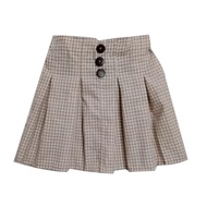 Rok pendek wanita Dewasa Baby Mq motif kotak-kotak Trend Korean Style One SIze