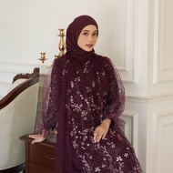 Aura Label - Carlyn Dress In Burgundy