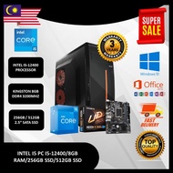 PC DESKTOP INTEL I5-12400 / 8GB RAM / 512GB SSD (12TH)