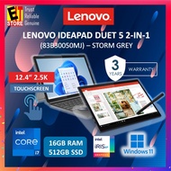 Lenovo IdeaPad Duet 5 2in1LAPTOP (i7-1335U/ 16GB/ 512GB/ 12.4'' 2.5k MULTI TOUCH/ Iris Xe Graphics /