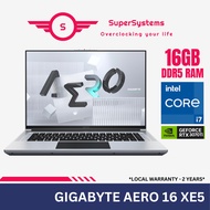 GIGABYTE AERO XE5 Gaming Laptop / Intel i7-12700H / RTX 3070Ti / 16GB RAM / 1TB SSD / 16″ UHD+ AMOLED / W11