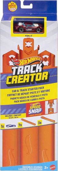 [預訂2506] Mattel - JDW43 Hot Wheels Track Creator - Car & Track Starter Pack 風火輪 動作軌道 入門補充軌道組
