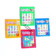 Educational Toys Alphabet Slide Puzzle Educational Puzzle Letters and Numbers