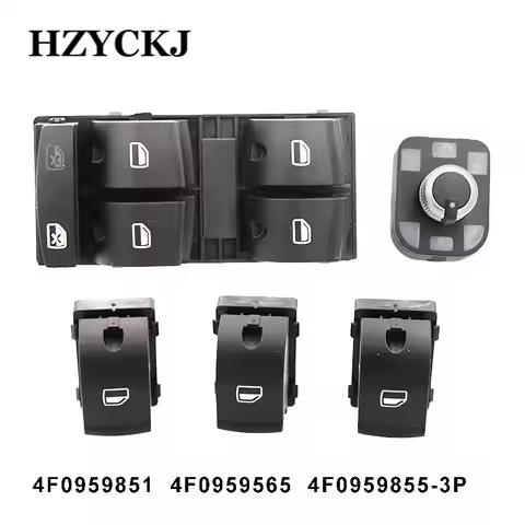For Audi A3 8P SPORTBACK A6 4F 4G C6 Q7 Electric Master Window Lifter Control Switch Car Accessories