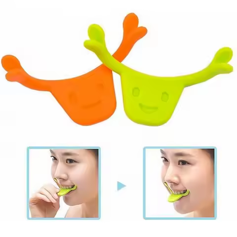 Charming Smile Corrector Mouth and Lip Shape Improvement Auxiliary Facial Masseter Smile Trainer Enc
