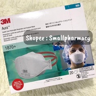 3M AURA 1870+ N95 Health Care Particulate Respirator and Surgical Mask 20Pcs for 1 whole box