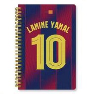 Ramin Yamal #10 Soccer Jersey Design Spiral Notebook - 5.5"X8.3", 50 Pages, Smooth Writing, Perfect 