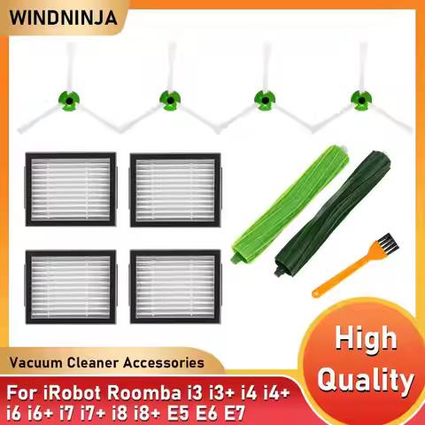 Replacement Parts For iRobot Roomba i3 i3+ i4 i4+ i6 i6+ i7 i7+ i8 i8+ E5 E6 E7 Vacuum Cleaner Robot