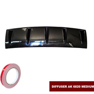 Rear Bumper Spoiler Universal Bumper Diffuser Extender Body Kit