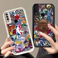Case for OPPO Reno A53 3 F15 A31 A33 A91 A53S Realme C17 C85 Pro 7i Q-74 Basketball Logo