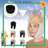 YOLAN Bomber Hat Warm Earflap Bonnet Windproof Winter Hat