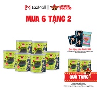 COMBO 6 KHOAI TÂY MISTER POTATO GHOST PEPPER VỊ RONG BIỂN 40G
