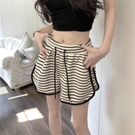 tracksuit woman seluar tracksuit perempuan seluar track perempuan Striped Large Size Women's High Wa