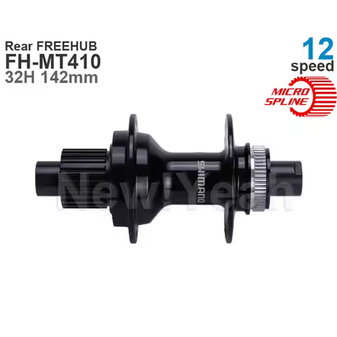 SHIMANO DEORE Rear FREEHUB FH-MT410 Disc Brake Front Hub HB-MT400 E-THRU Axle 12-speed Original Part