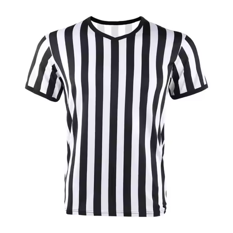 Referee Uniform Volleyball Referee Uniform T-shirt Basketball Referee Uniform Deformation Resistance