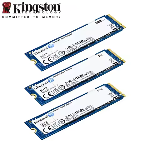 Kingston NV3 SSD 1TB 2TB 4TB 500GB NVMe PCIe Gen 4.0x4 Solid State Drive M.2 2280 Internal SSD nvme 