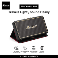 Limited 2024 Classic Marshall Stockwell With Flip Cover Wireless Speaker Bluetooth Portable