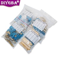 150PCS/Set 30 Kinds 1/4W 1/2W 1W 2W 3W Resistance 1% Metal Film Resistor Pack Assorted Kit 0.1R-750R