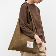 NTMY.Harris Tweed Tote 哈裡斯粗花呢單肩手拎包