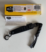 全新 原裝 絕版 美國製造 Buck Knives 0860BKS-B S30V 不銹鋼 “Hartsook” 頸刀 配有迷你登山扣和手繩