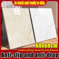 50PCS 60X60CM Self-Adhesive Vinyl Tiles PVC Floor Stickers Flooring Waterproof Anti-Fouling Vinyl Flooring Room Marble Sticker