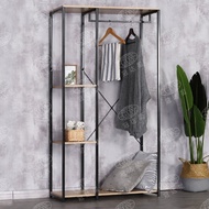 ♠NORMAD industrial style garment rack and stuck desk / rak baju ikea / rak baju kayu / rak kayu besi / almari baju ikea☟