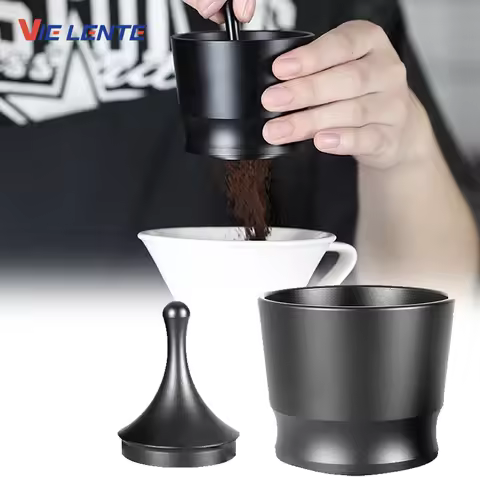 Coffee Dosing Funnel Aluminum Blind Shaker Fits 51-54/58mm Coffee Handle Espresso Dosing Cup Home Ba