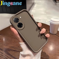 Jingsanc màu trơn Ốp lưng silicon cho Redmi A5 vỏ điện thoại nhựa TPU mềm đầy đủ Bảo vệ máy ảnh chốn