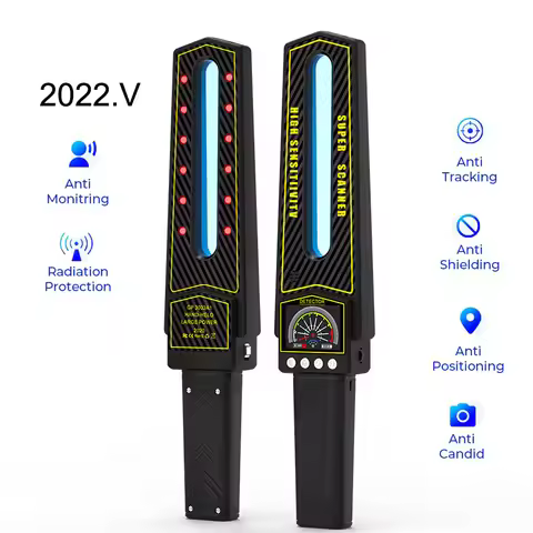 Anti-candid Detector Handheld GPS Smart AI Chip Detection Interference Wifi GSM Spy-cam Wireless Sig