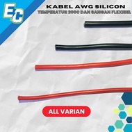 MERAH AWG Silicon Cable Meter 8AWG 10AWG 12AWG 14AWG Red Black
