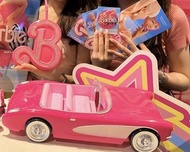 芭比 限量汽車 粉紅跑車