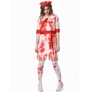 Popular M-XL Halloween Costume Zombie Nurse Costume Blood Nurse Costume Horror Bloody Bloody Female 
