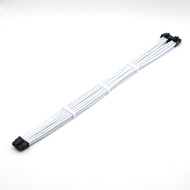 Custom Sleeved 12VHPWR 12+4Pin to 2pcs Male 8Pin Modular PSU Cable for Corsair Type 3 Type 4.