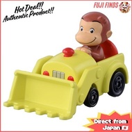 Takara Tomy Tomica Dream Tomica No. 162 Curious George Miniature Car Toy for Ages 3 and Up 【Direct