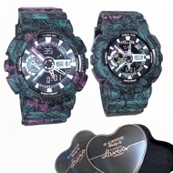 G.SK BG GA110 Couple Watches Jam Tangan Lelaki Wanita Perempuan Unisex Murah Ga100 Merah Hitam G Vir